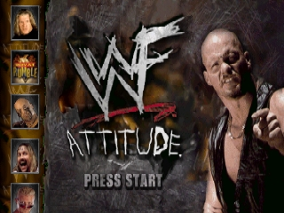 WWF Attitude (Germany) Title Screen